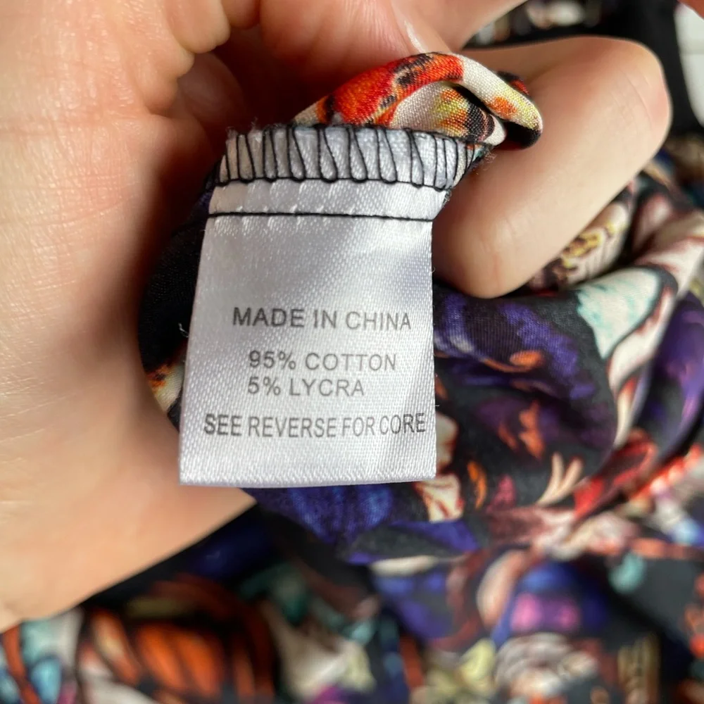 Divine PURUIDI Italian designer maxi dress with stained glass biblical print - Picture 9 of 10